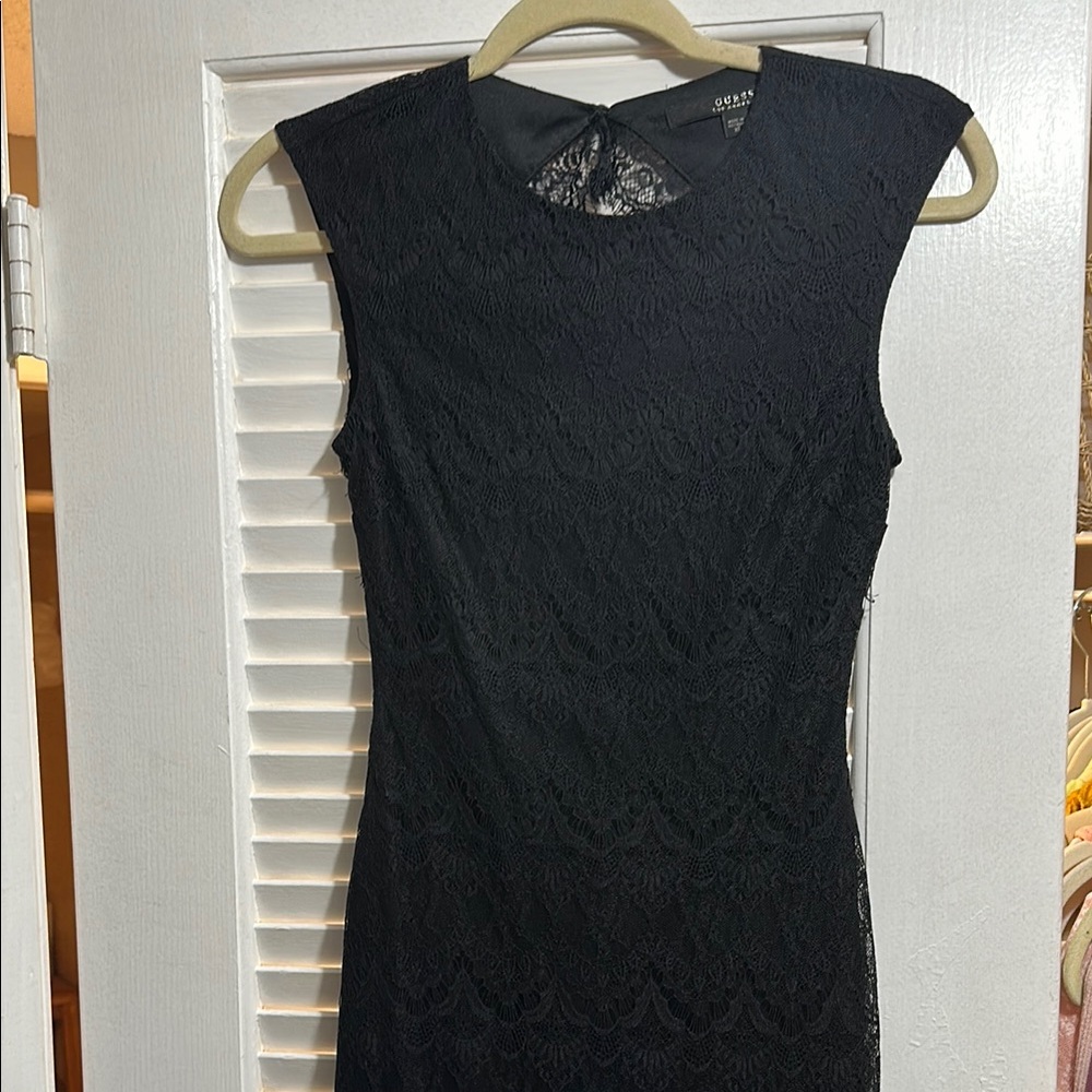 Guess Black Midi Dress